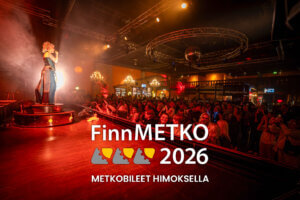 Metkobileet Himoksella, Evelina esiintymässä Himos Areenalla.